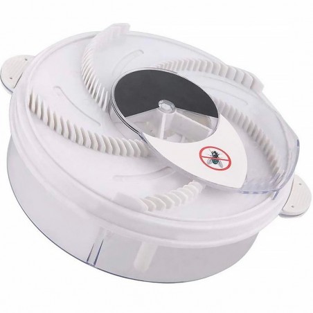 Trampa dispositivo eléctrico para atrapar moscas USB automático que gira 360 °