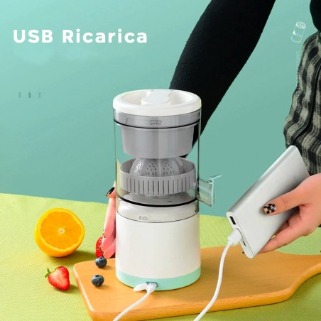 Extractor de jugo portátil inalámbrico recargable USB exprimidor eléctrico