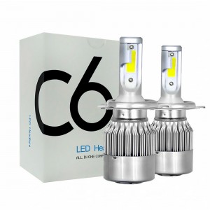 Par de bombillas LED H4 C6 para faros de coche y moto...