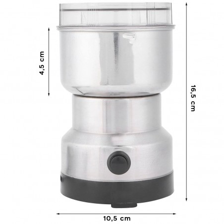 Molinillo eléctrico acero 260W 85g Molinillo multifunción café especias cereales