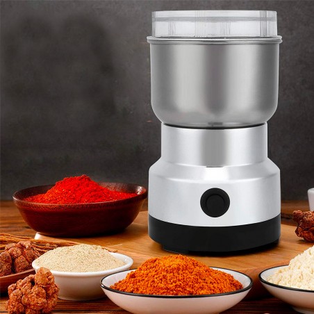 Molinillo eléctrico acero 260W 85g Molinillo multifunción café especias cereales