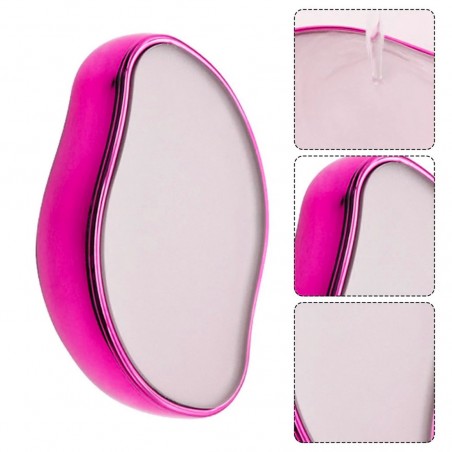 Exfoliante corporal facial sin dolor Crystal Epilator reutilizable en piedra