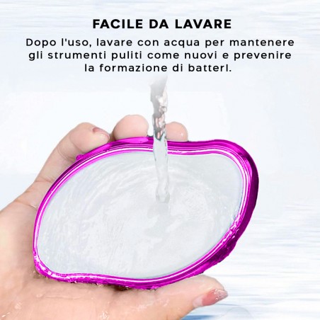 Exfoliante corporal facial sin dolor Crystal Epilator reutilizable en piedra