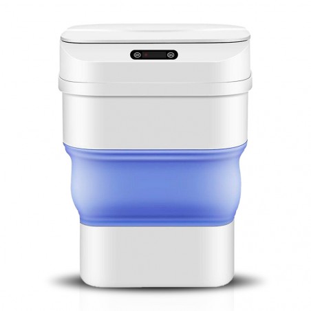 Cubo de basura plegable automático con sensor infrarrojo inteligente