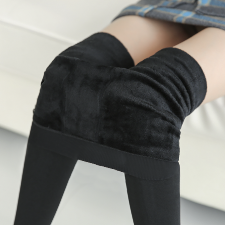 Leggings Zero Gradi con felpa interno son térmicos NEGRO élasticos