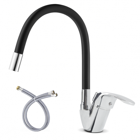 Grifo mezclador monomando Manguera giratoria flexible para fregadero de cocina