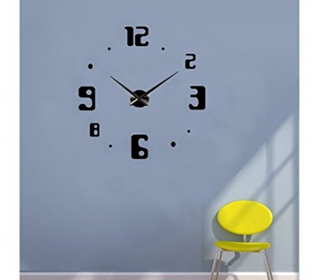 Reloj adhesivo de gomaespuma para la pared (Diseño chic y minimalista para la decoración del hogar) 738306 VESTIAMO CASA