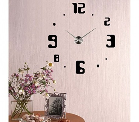 Reloj adhesivo de gomaespuma para la pared (Diseño chic y minimalista para la decoración del hogar) 738306 VESTIAMO CASA