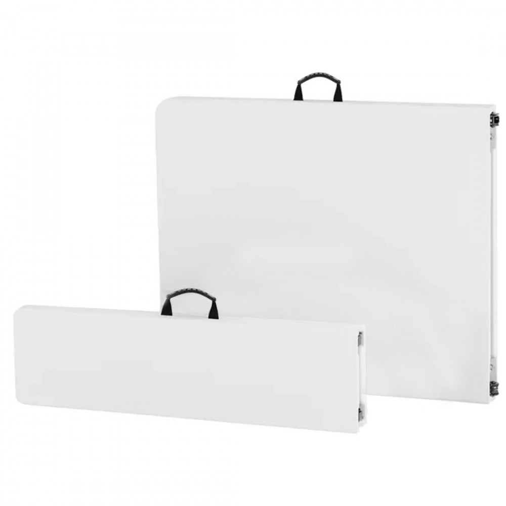 Juego de mesa y banco plegables de plástico...