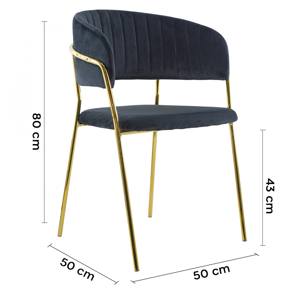 Set de 4 Sillas de comedor DAFNE sillón...