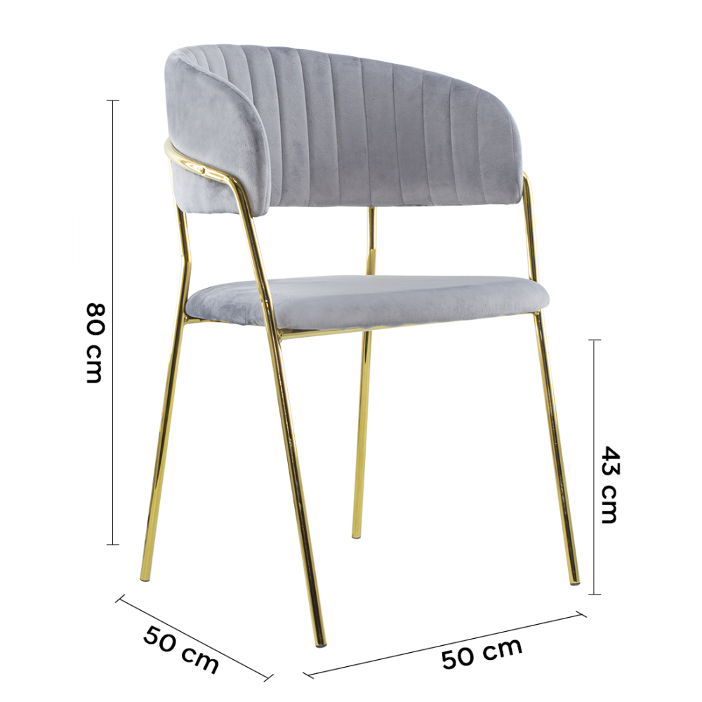 Set de 4 Sillas de comedor DAFNE sillón...