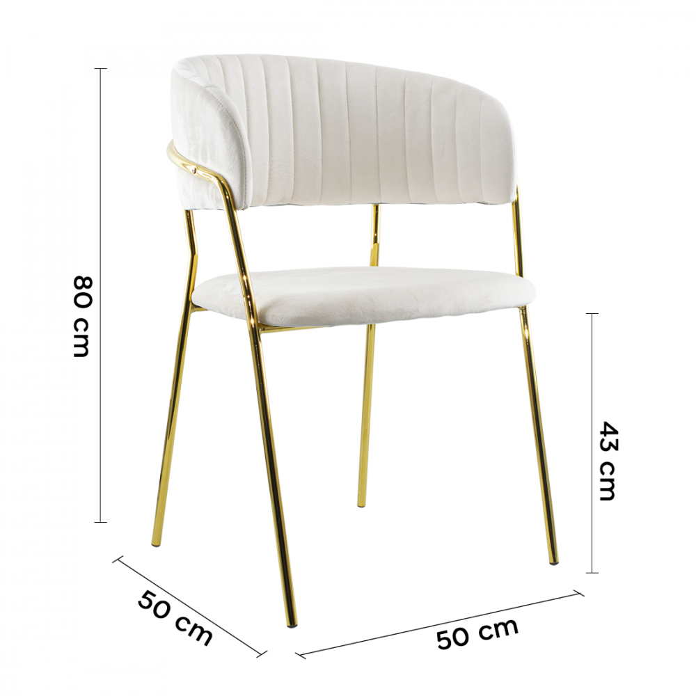 Conjunto 2 Sillas de comedor DAFNE sillón de...