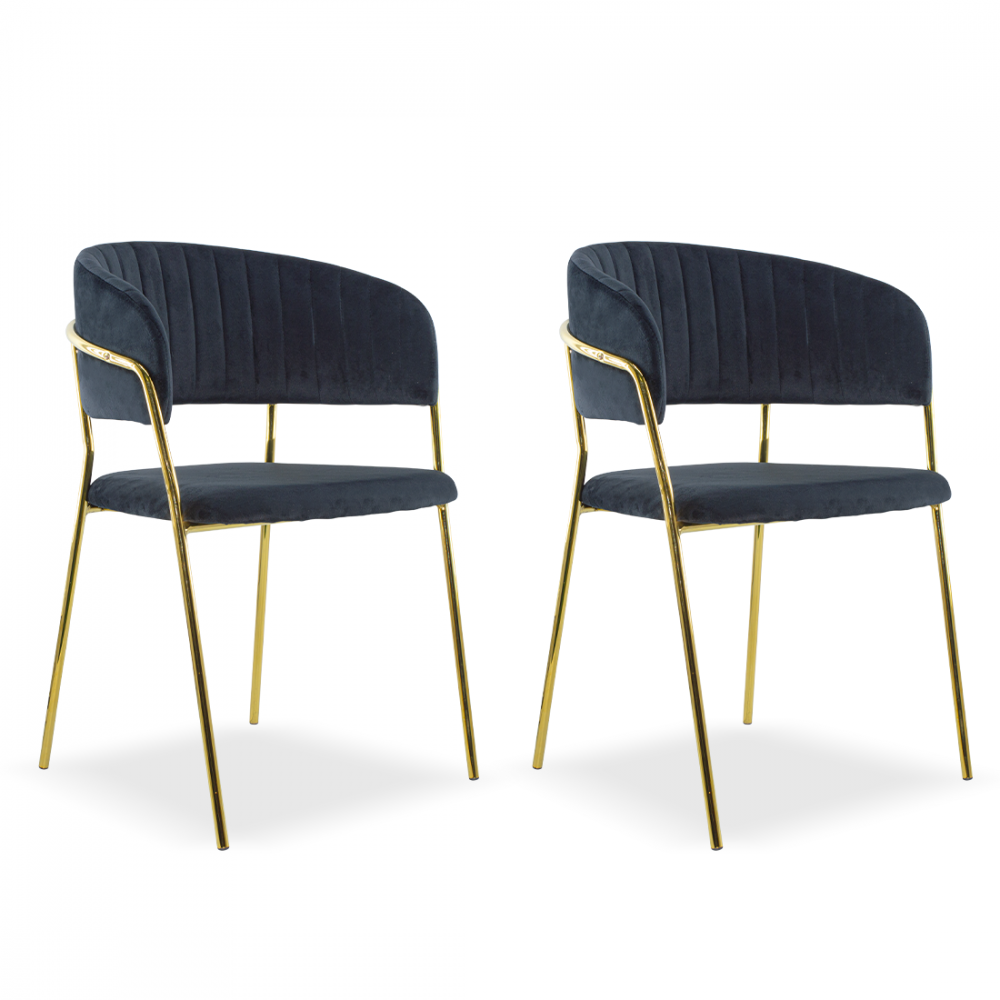 Conjunto 2 Sillas de comedor DAFNE sillón de...