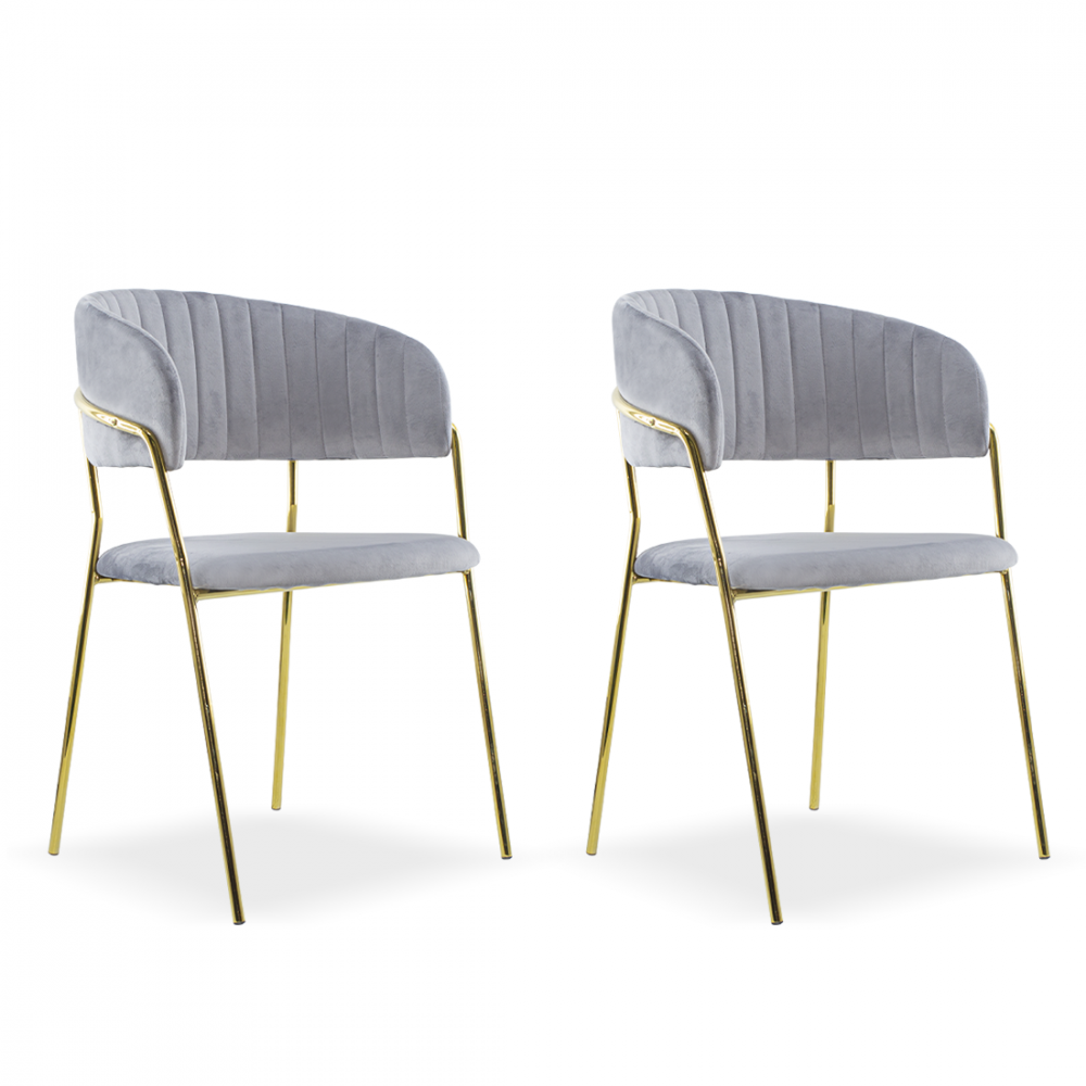 Conjunto 2 Sillas de comedor DAFNE sillón de...