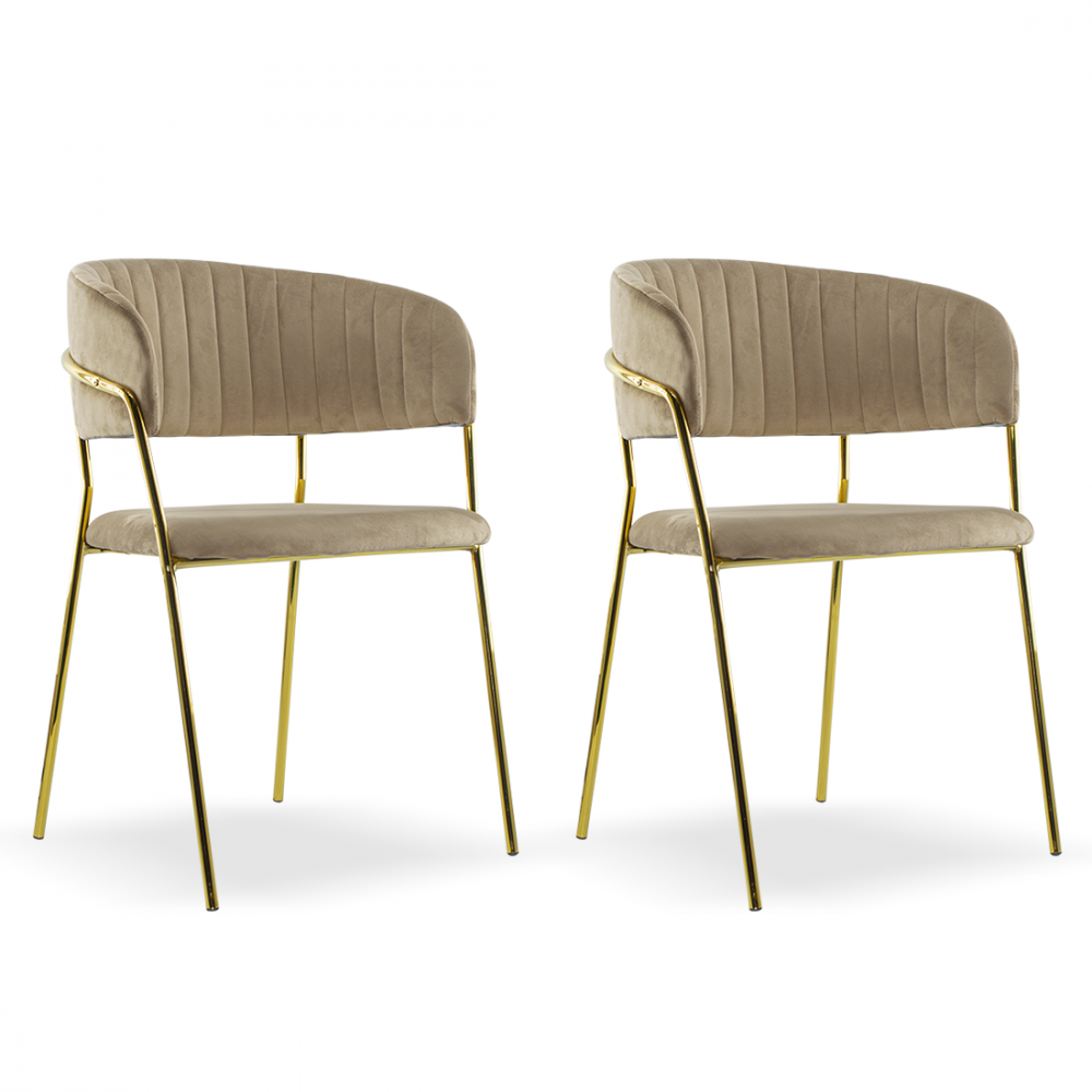 Conjunto 2 Sillas de comedor DAFNE sillón de...