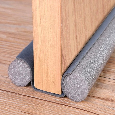 Burlet para debajo de la puerta Sello doble universal Cortable a prueba de agua