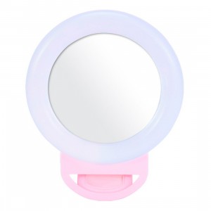 Selfie Ring Light Smartphone con abrazadera Flash LED RGB...