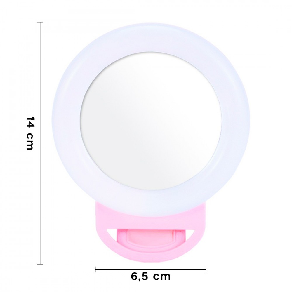 Selfie Ring Light Smartphone con abrazadera...