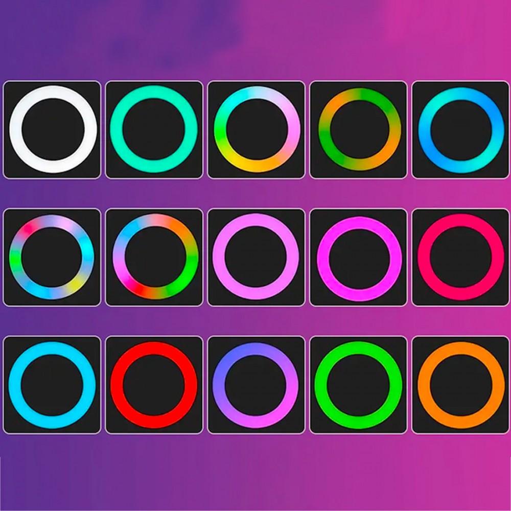 Selfie Ring Light Smartphone con abrazadera...