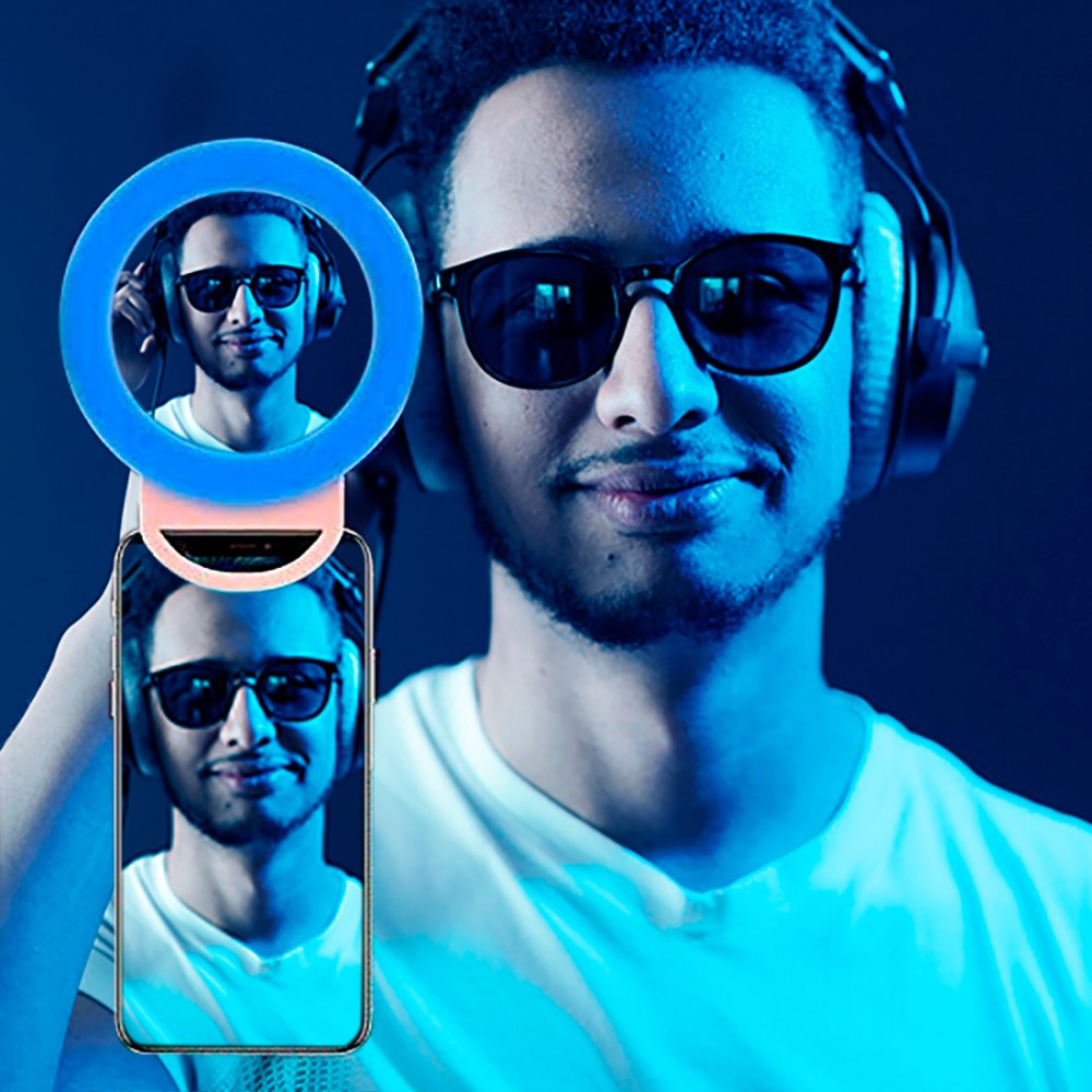 Selfie Ring Light Smartphone con abrazadera...