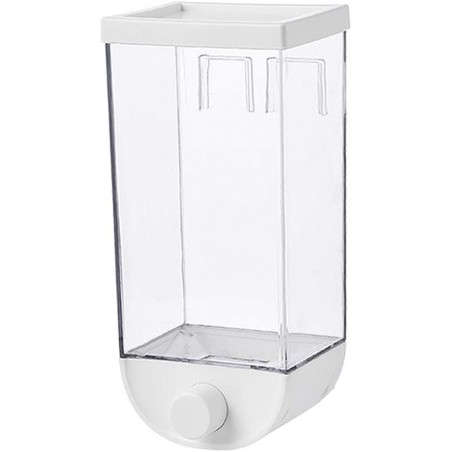 210245 Envase dispensador de cereales Negro 1,5Kg para cereales y frutos secos