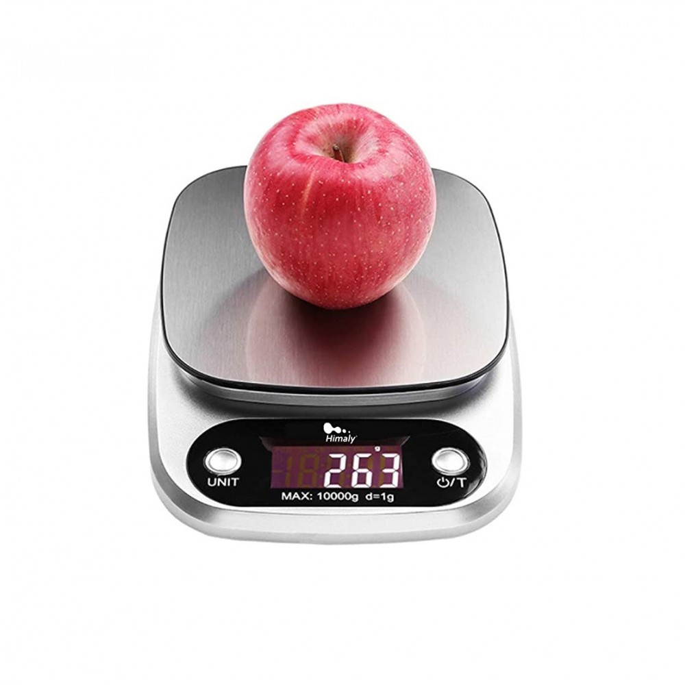 Báscula cocina digital 10Kg Pantalla LCD...