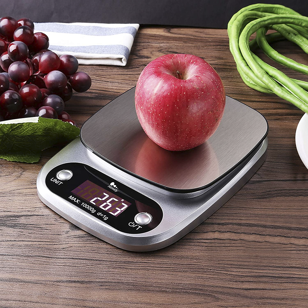 Báscula cocina digital 10Kg Pantalla LCD...