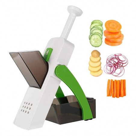 Mandolina de cocina cortadora de patatas Manual Multifunción cuchillas de acero