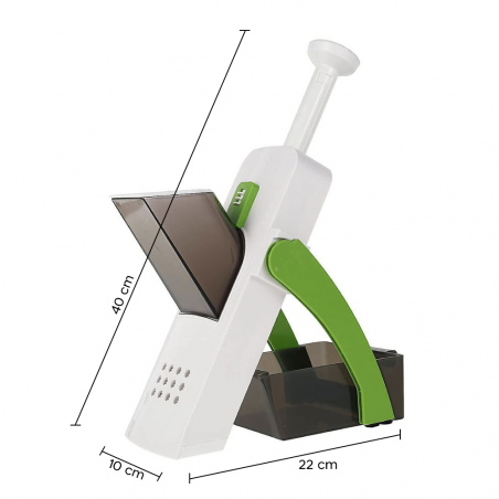Mandolina de cocina cortadora de patatas Manual Multifunción cuchillas de acero