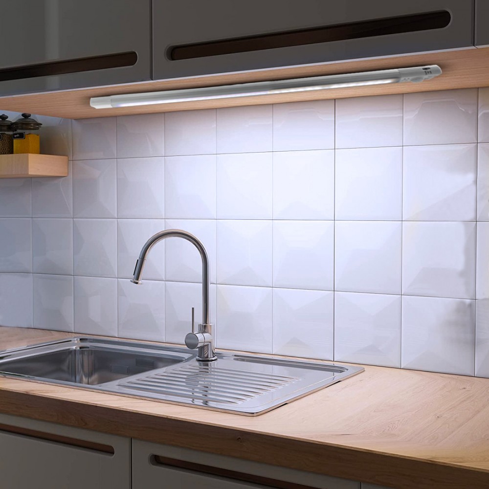 Tira 48 LED luz fría para armario 58cm con...