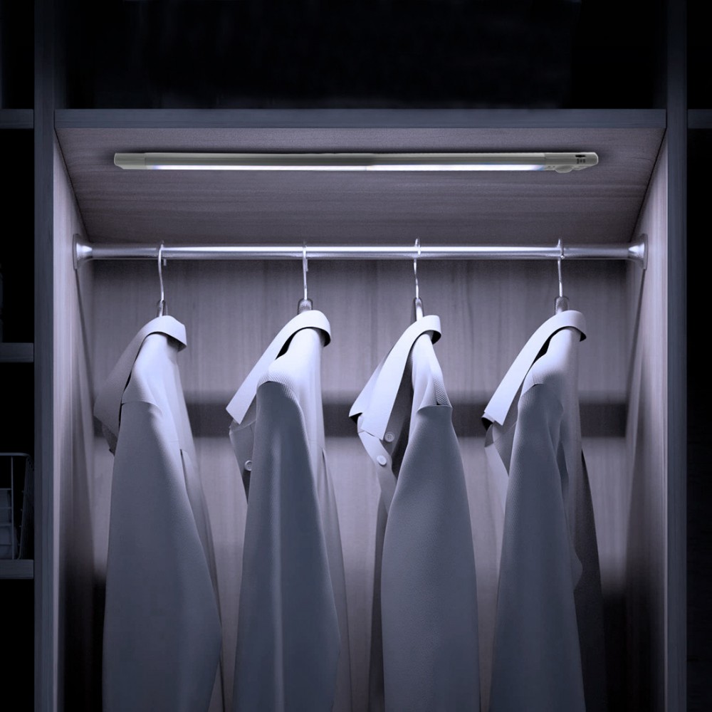 Tira 48 LED luz fría para armario 58cm con...