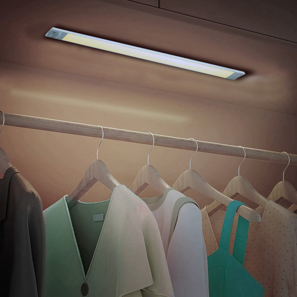 Tira 38 LED luz natural para armario 48cm...