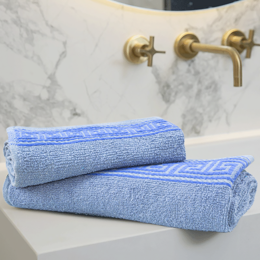 Set 12pcs toallas baño 6pcs cara 6pcs invitados...