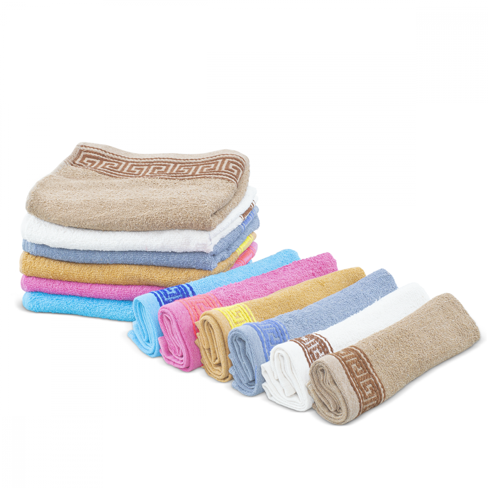 Set 12pcs toallas baño 6pcs cara 6pcs invitados...