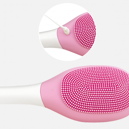 Cepillo de baño vibración eléctrica para masaje corporal a prueba de agua IPX7