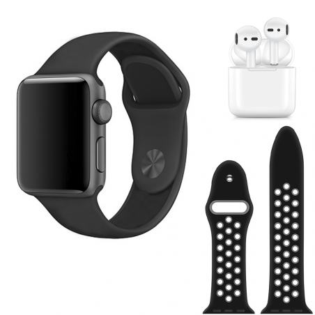 Smartwatch W26 PRO MAX Serie 8 con auriculares y correa deportiva dual Fitness