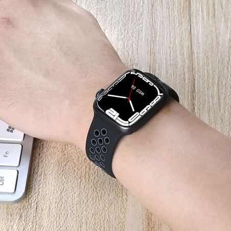 Smartwatch W26 PRO MAX Serie 8 con auriculares y correa deportiva dual Fitness