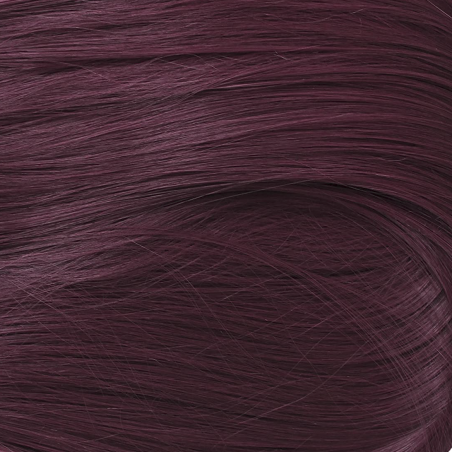 Extensión 4 Clips rojo caoba ondulado largo 50 cm Cinta Sintética Pelo Falso