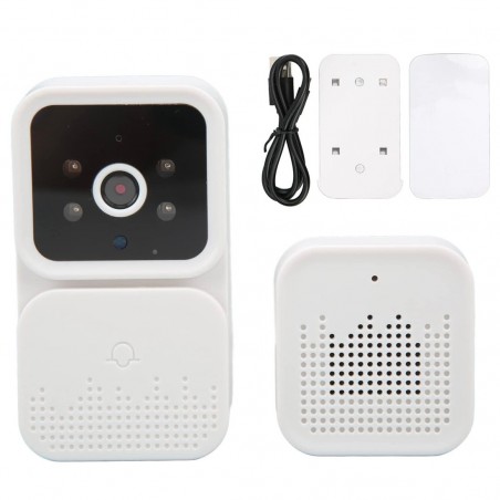 Mini videoportero con timbre inalámbrico de audio bidireccional app teléfono