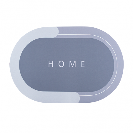 Alfombrilla ovalada antideslizante para el hogar 40x60cm Alfombra de microfibra