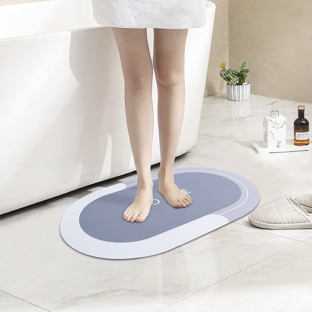 Alfombrilla ovalada antideslizante para el...