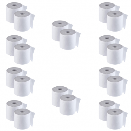 Pack 20 Maxi Bobinas Papel Industrial 800 Hojas 1,5Kg Rollo 2 Capas