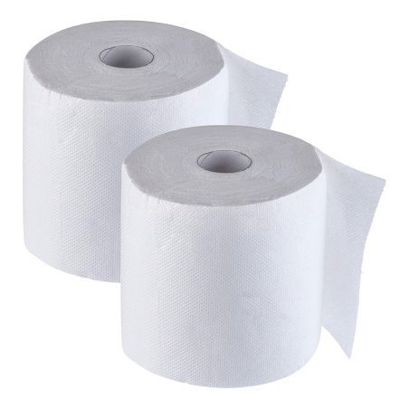 Pack 10 Maxi Bobinas Papel Industrial 800 Hojas 1,5Kg Rollo 2 Capas