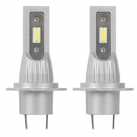 2 Bombillas M9 H7 LED Faros para Coche y Moto 1500LM 16W Luz Blanca 6000-7000K