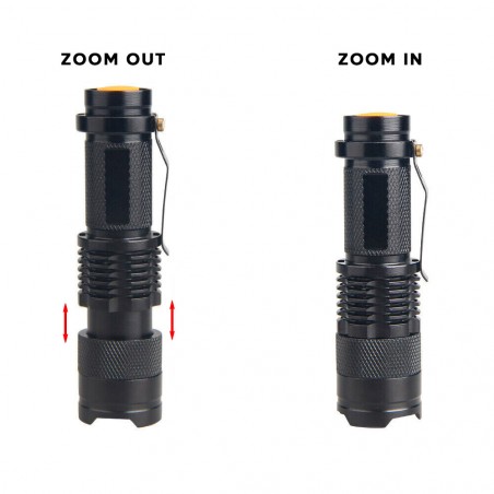 Linterna LED recargable para pesca nocturna portátil con cargador