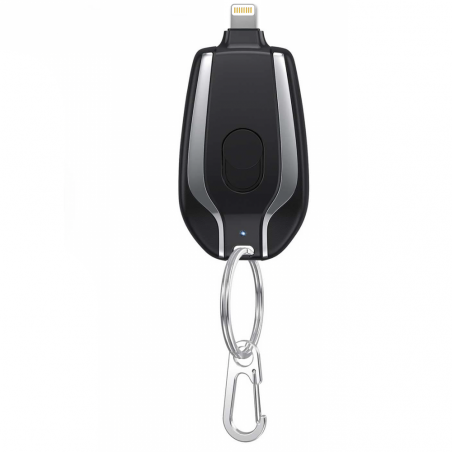 Llavero Powerbank 1500mAh USB Lightning Cargador portátil de emergencia