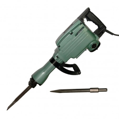 Martillo demoledor KRAFTROYAL 1400 W 65MM puntas de percusión incluye estuche
