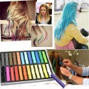 Pack de 24 tizas para pintarse el pelo varios colores no tóxicas para el cabello