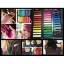 Pack de 24 tizas para pintarse el pelo varios colores no tóxicas para el cabello