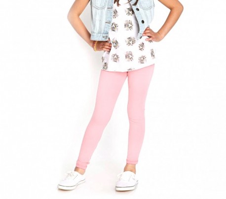 Pack de 8 leggins de varios colores térmicos para niñas de 4 a 14 años 